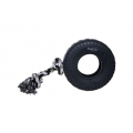 Dog Life Tuff Tire Small with Cotton Dog Toy